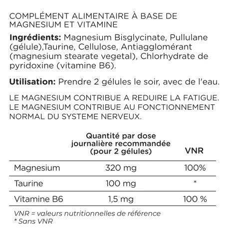 composition magnesium essentiel optimal