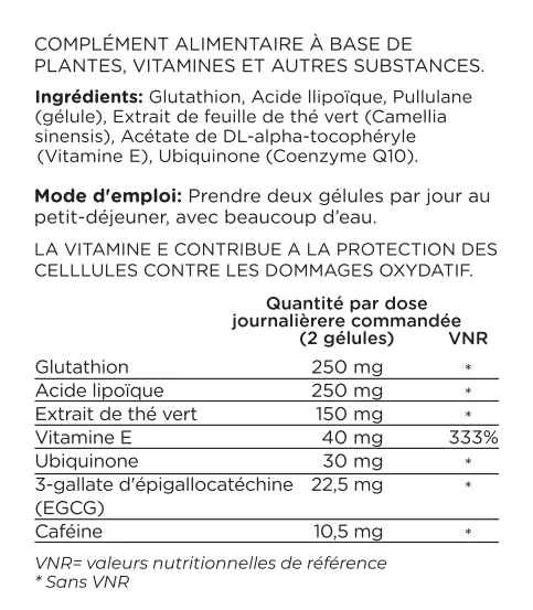 valeurantioxydant essentiel optimal