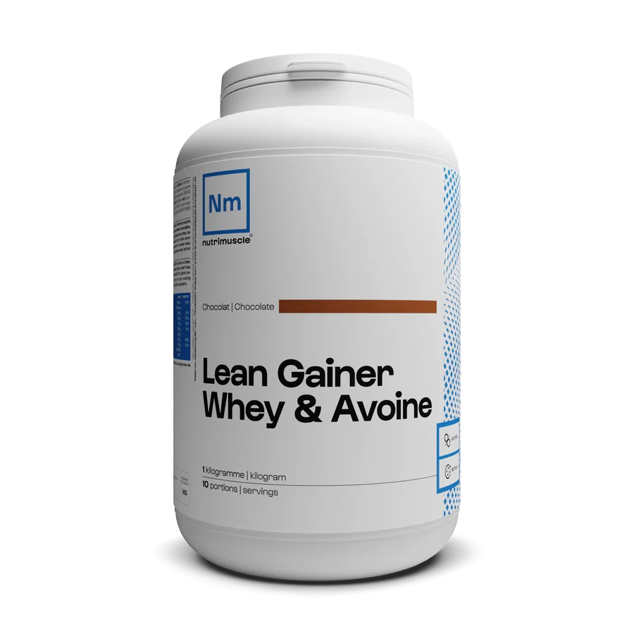 lead gainer whey avoine nutrimuscle chocolat